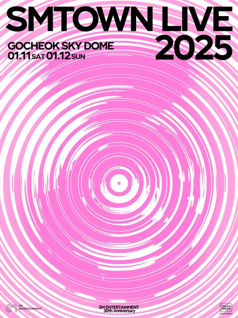 This contains an image of SMTOWN LIVE 2025 concert poster