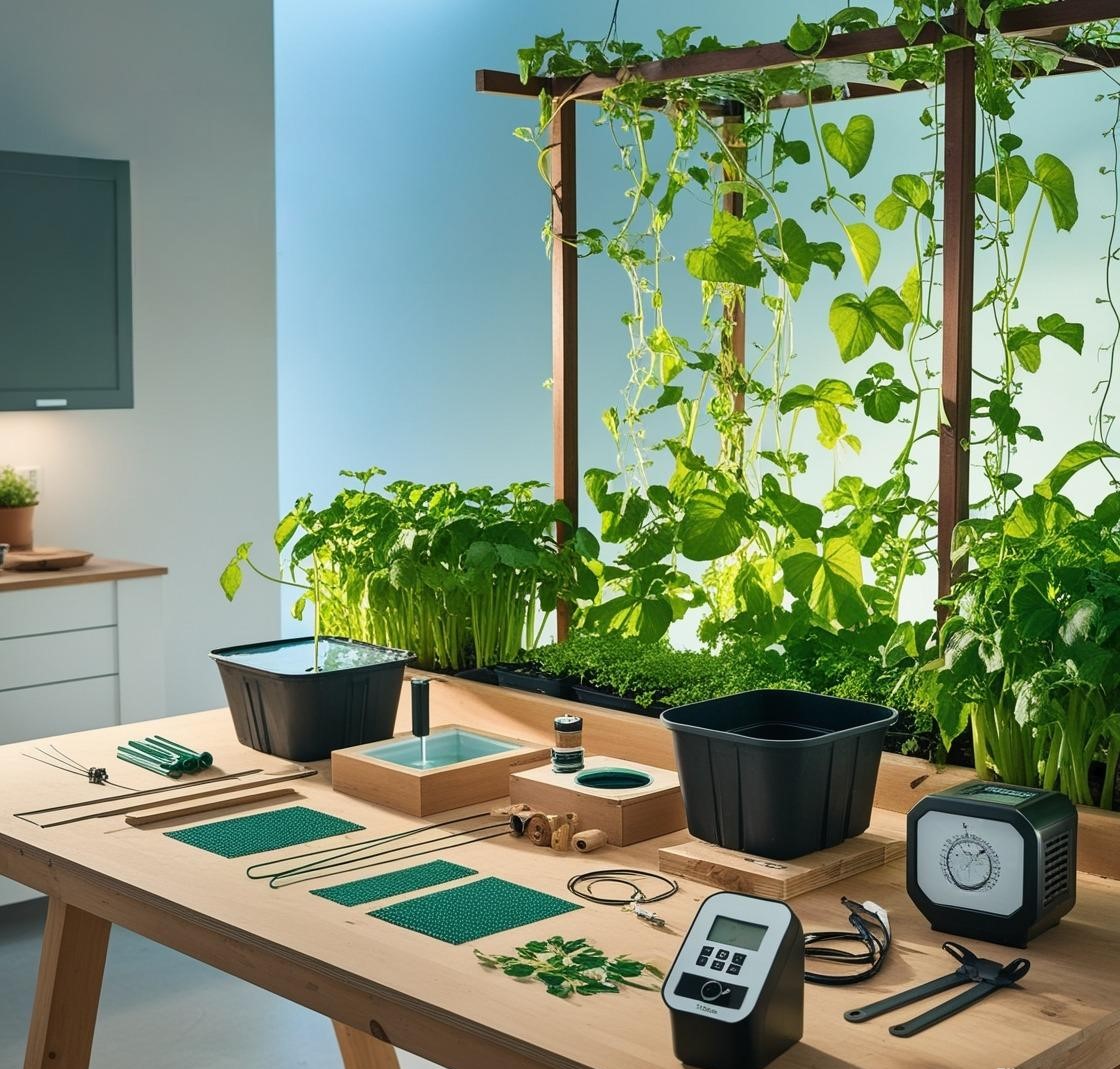 how to build a wick hydroponic system