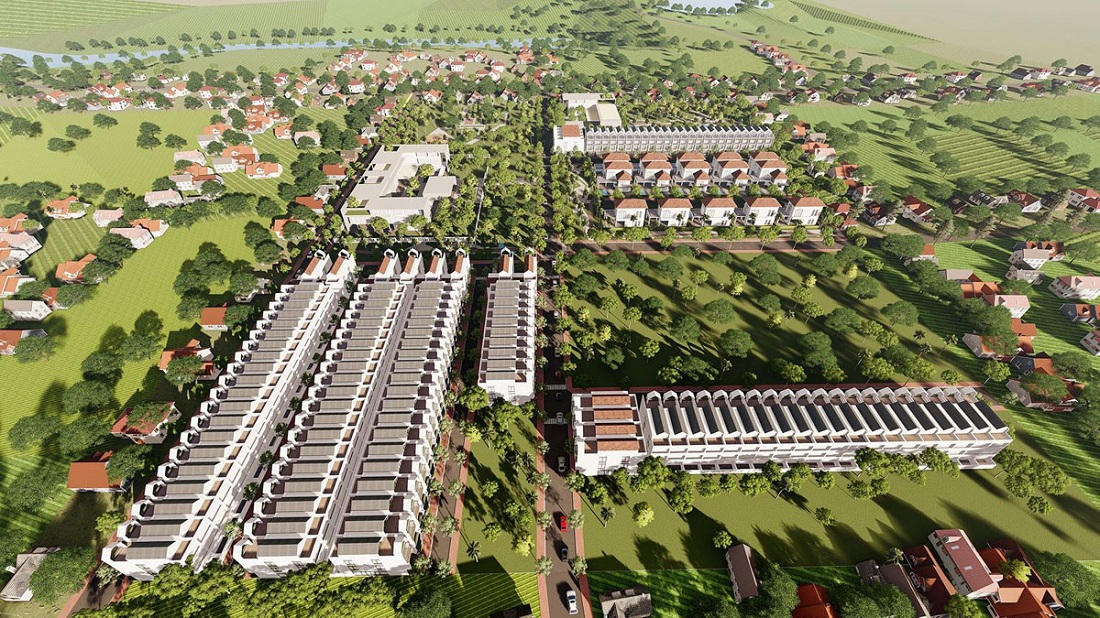 Phối cảnh Khu nghĩ dưỡng Bảo Lộc Park Hill 