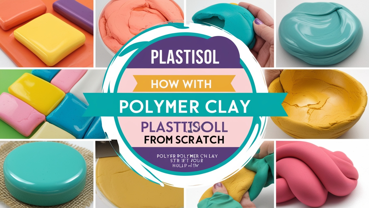 How to Make Polymer Clay with Plastisol from Scratch
