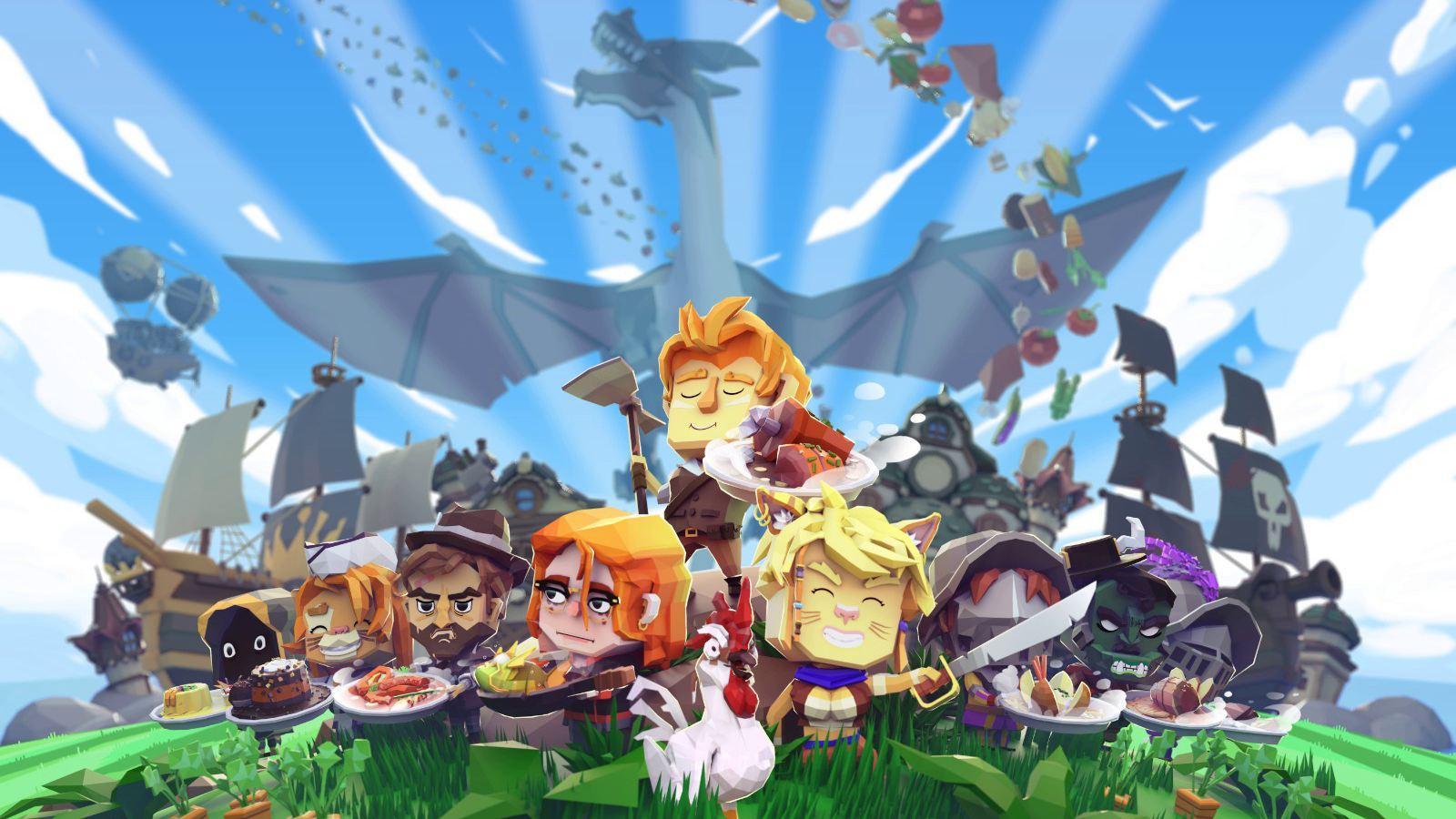  The Official Picture of Epic Chef with its characters, One of best cooking games for steam