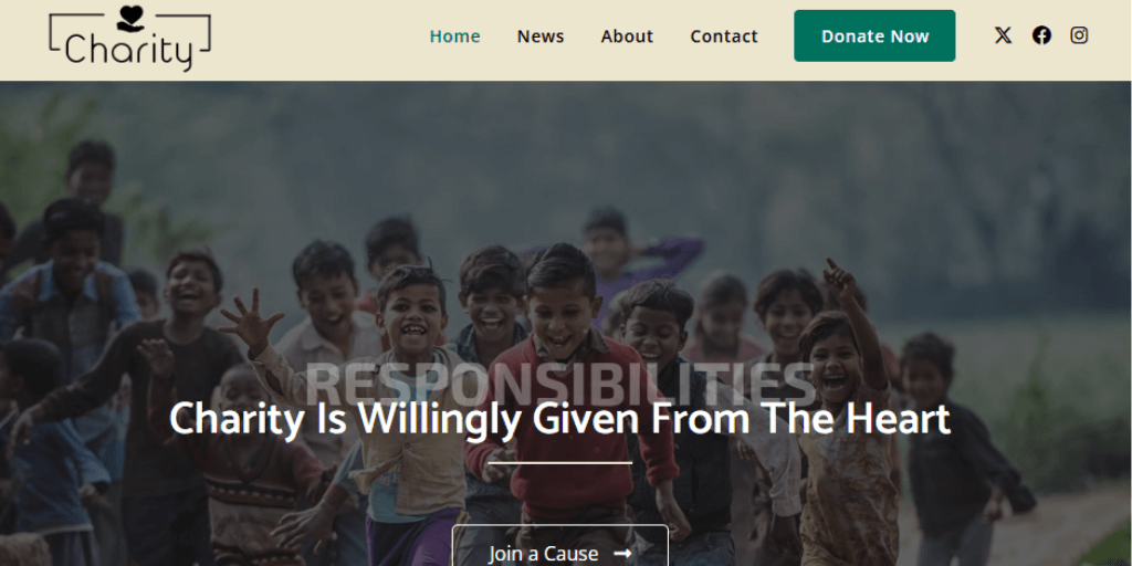 OceanWP Charity WordPress Theme