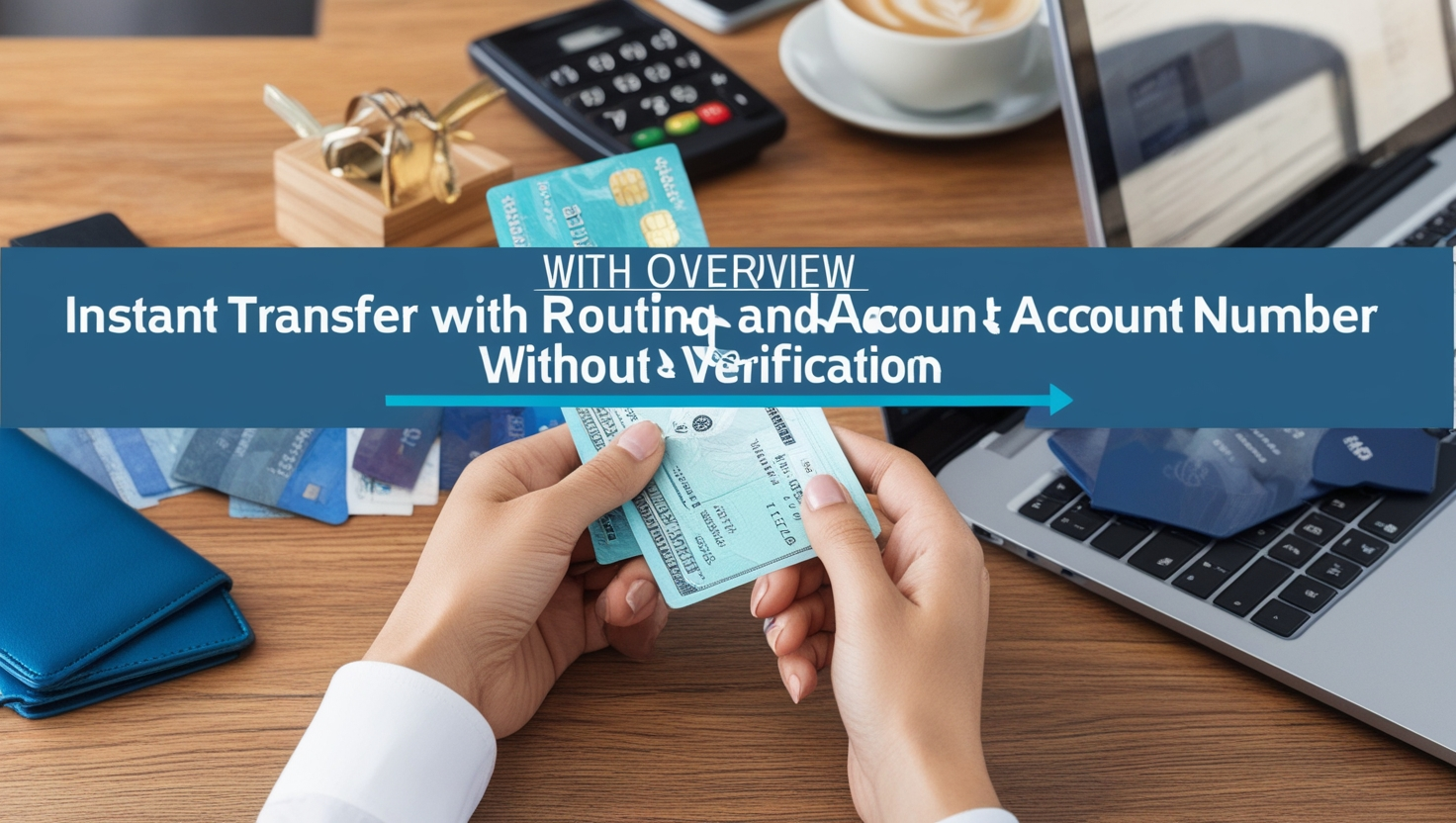 Instant Transfer with Routing and Account Number Without Verification