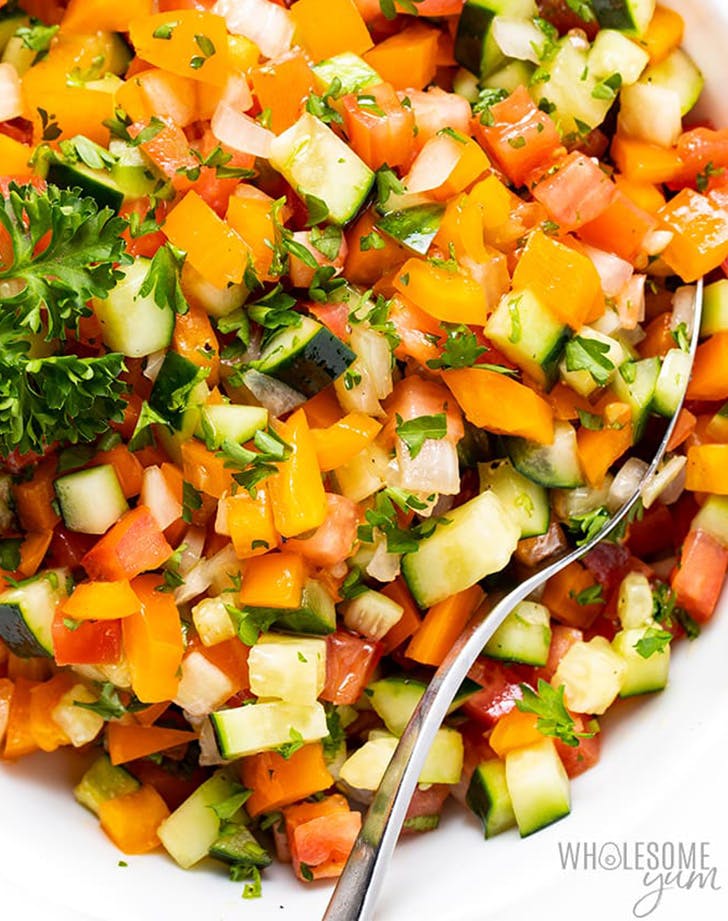 passover recipes: israeli salad