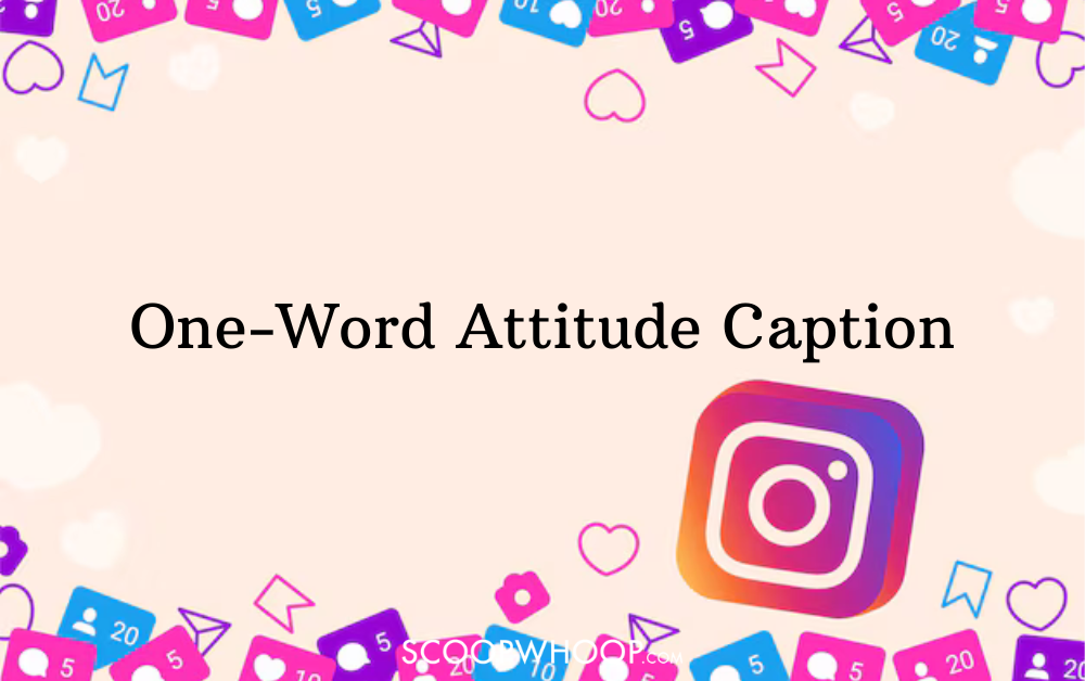 one word attitude caption