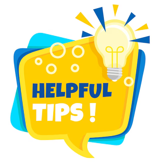 Helpful tips vector illustration