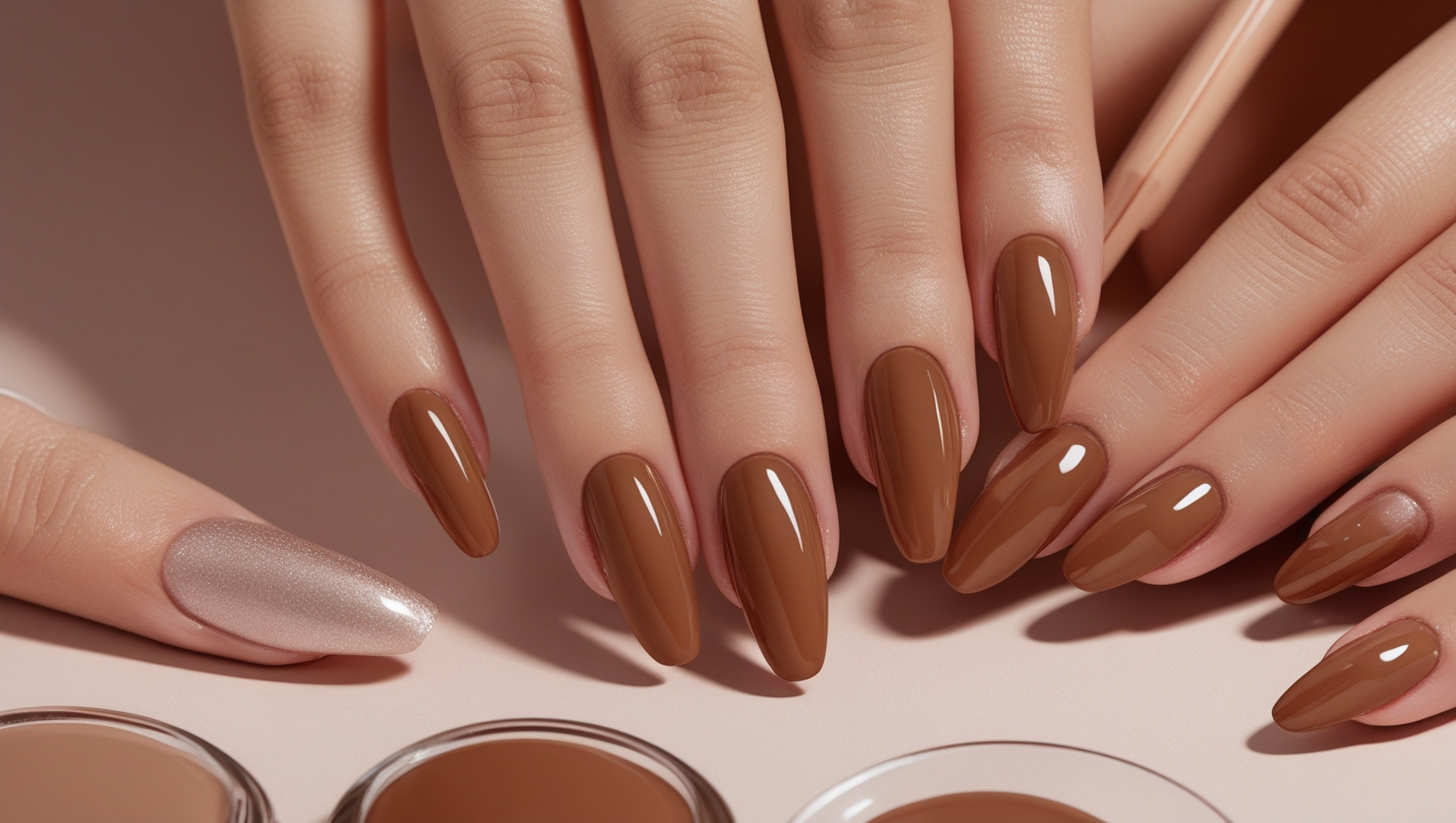 How to Get the Perfect Light Brown Nails Color Backstageviral.com
