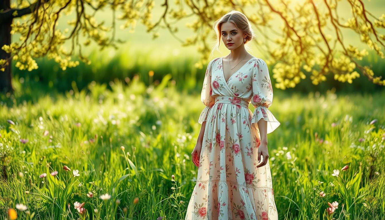 romantic prairie dress