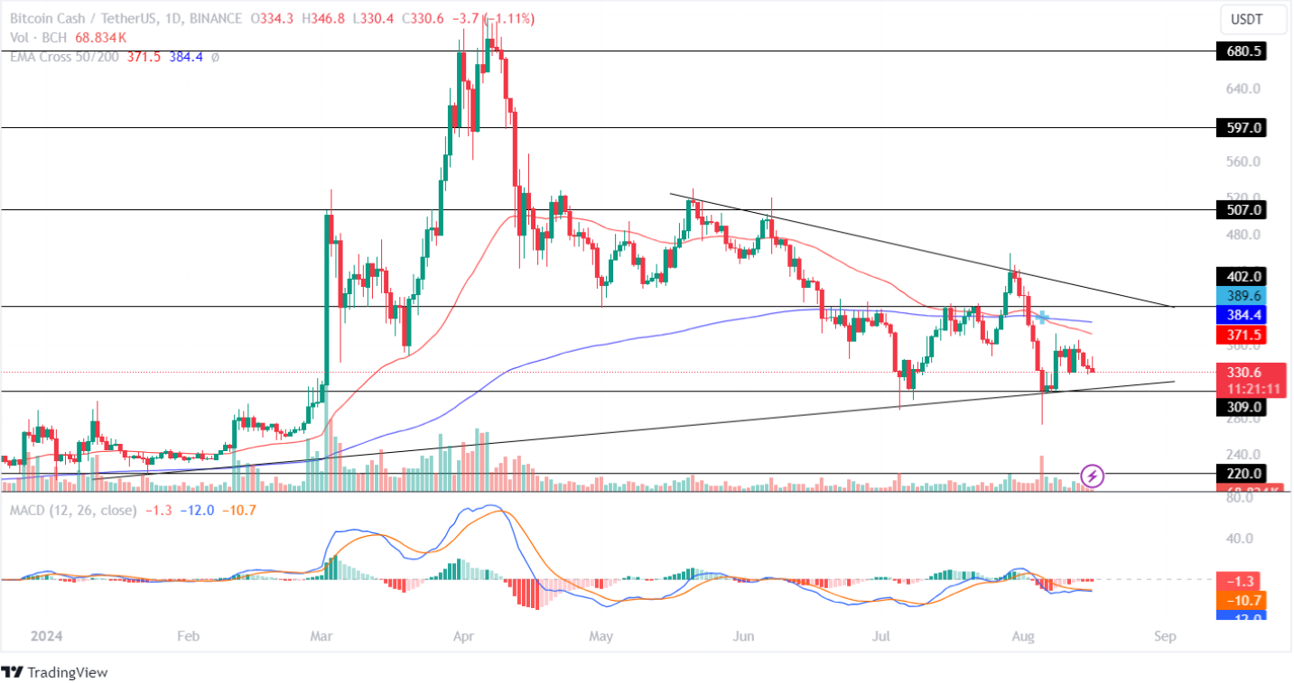 Bitcoin Cash Price Analysis