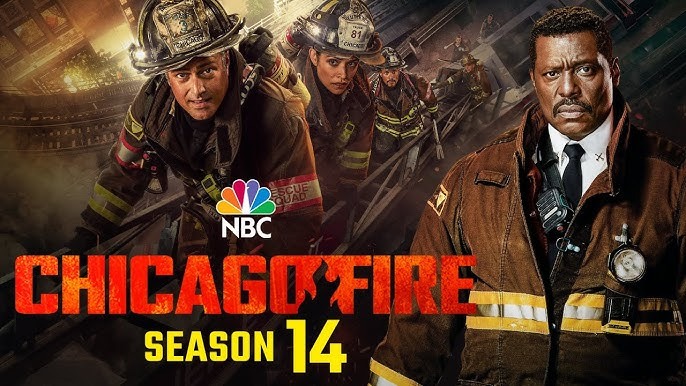 Có thể là hình ảnh về 3 người và văn bản cho biết '81 CHCA NBC CHICAGOFIRE SEASON 14'