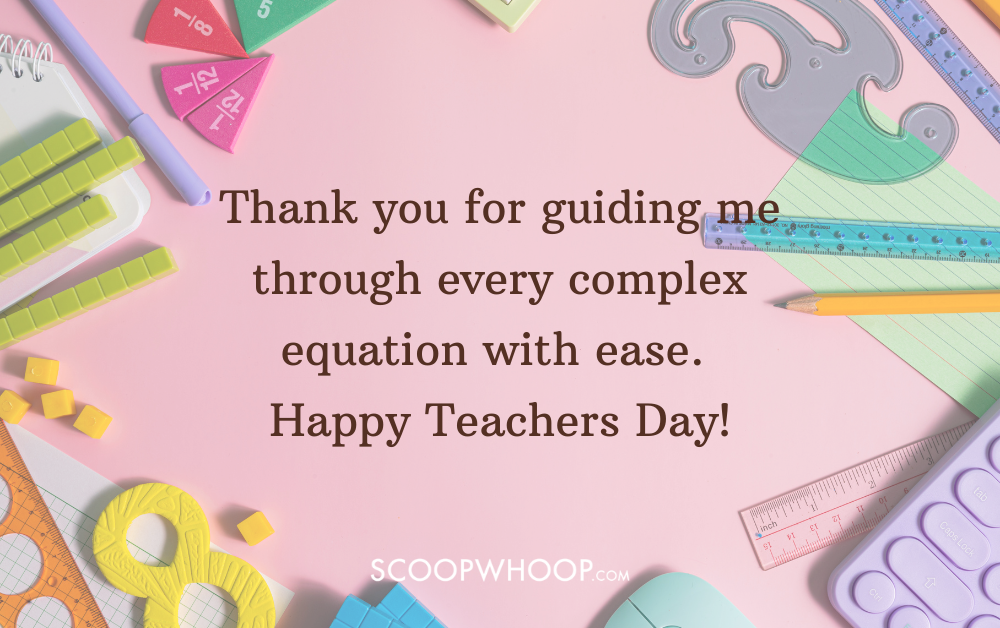 happy teachers day quotes for maths teacher