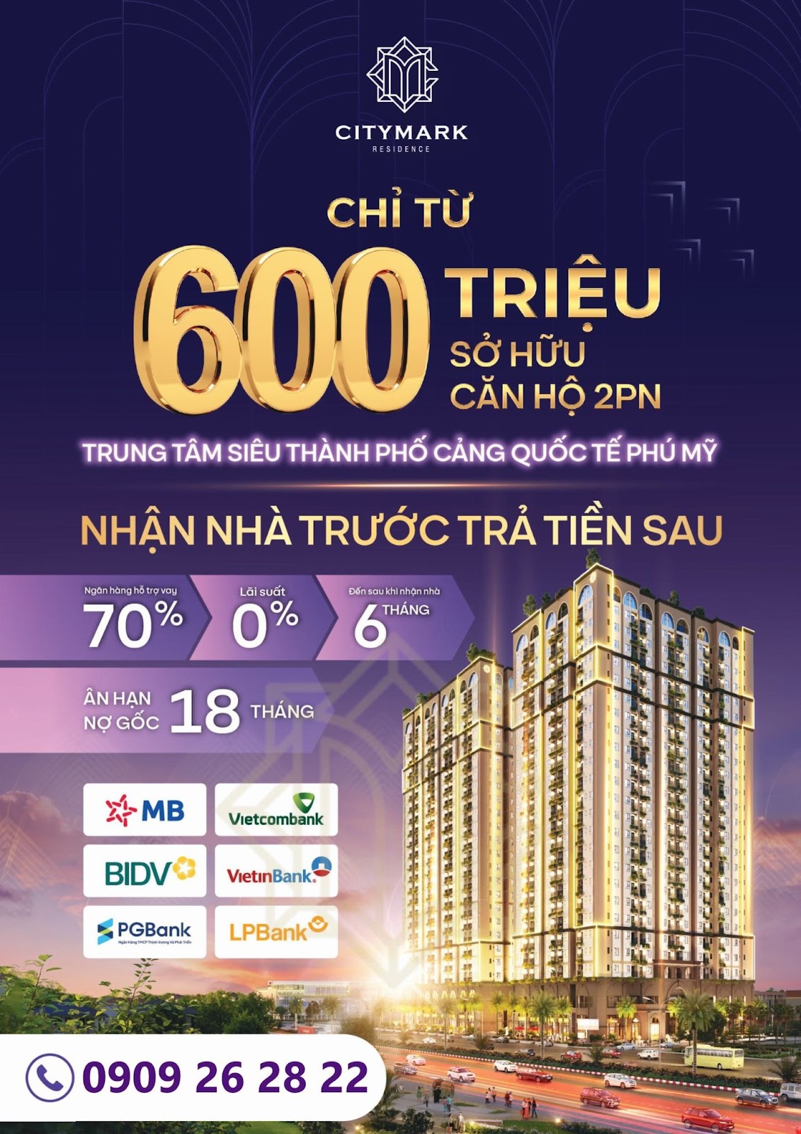 Giá bán CityMark Residence Phú Mỹ cực ưu đãi