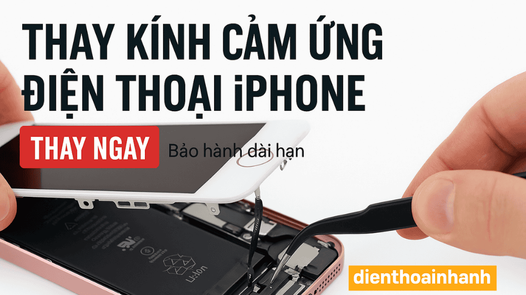 Khi nào cần thay kính cảm ứng iPhone