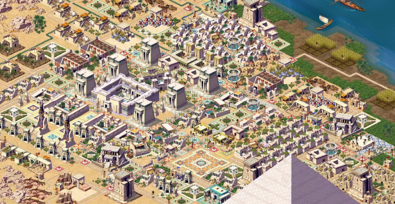 A gameplay screenshot of Pharaoh: A New Era.