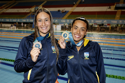 Brasil segue arrasando nas piscinas no Campeonato Sul-Americano de Esportes Aquáticos (Foto: Satiro Sodré/SSPress/CBDA)