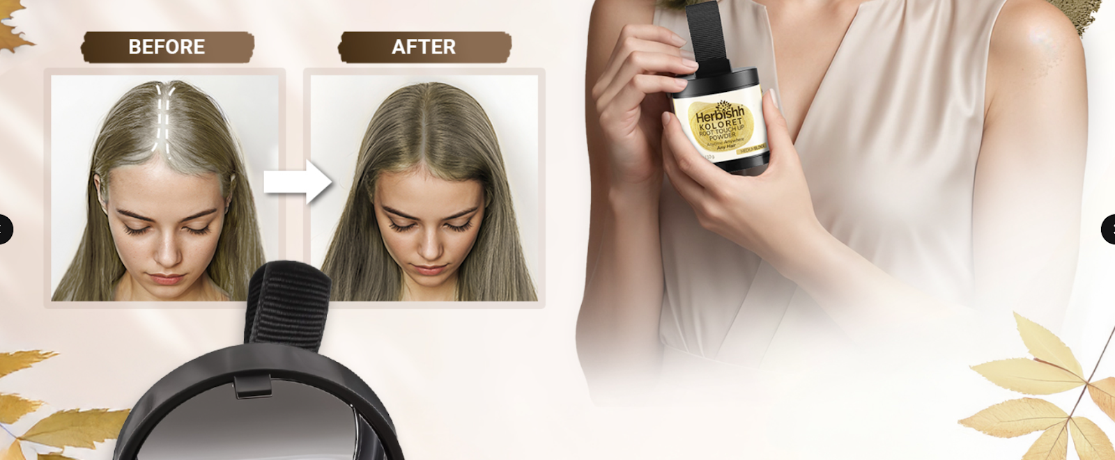 Mittelblondes Koloret Ansatz-Ausbesserungspuder – 10 g