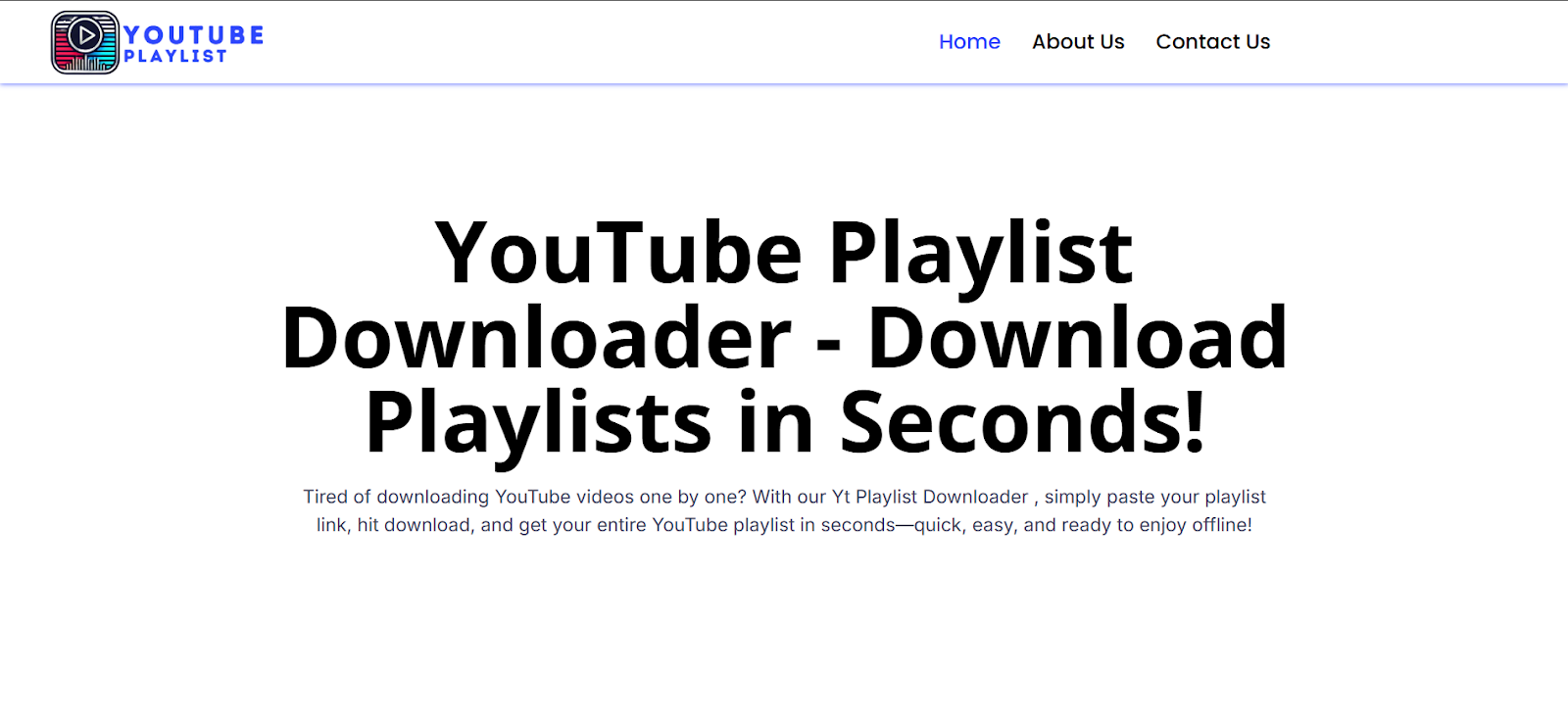 Youtube Playlist Downloader 