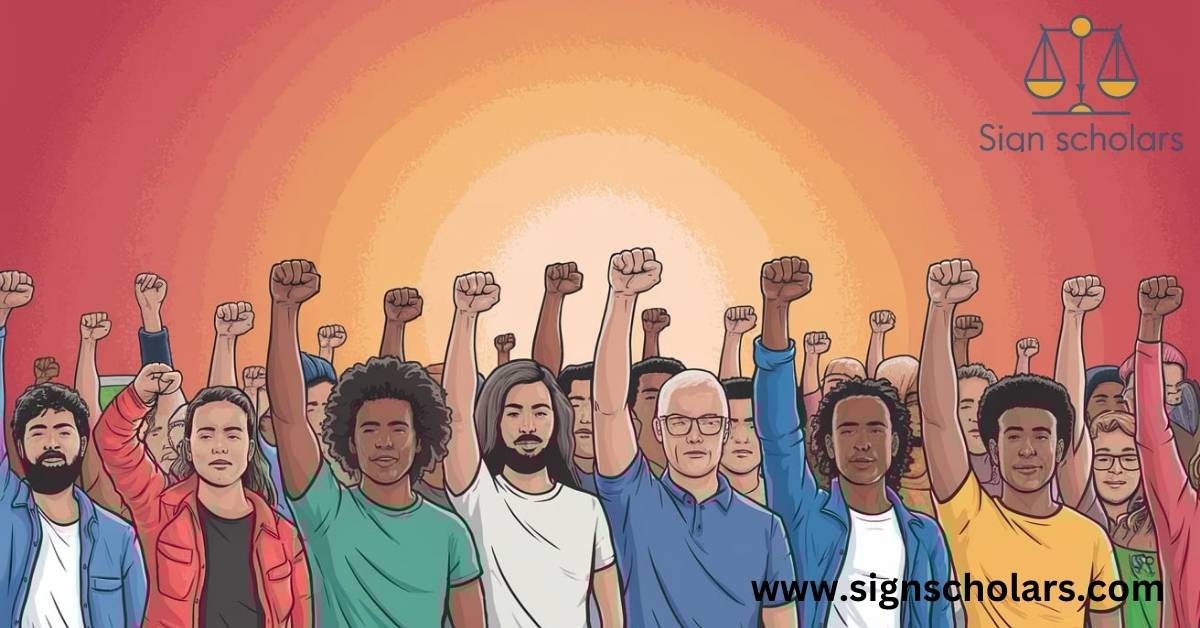 Fists Raised in Solidarity: Strength in Unity