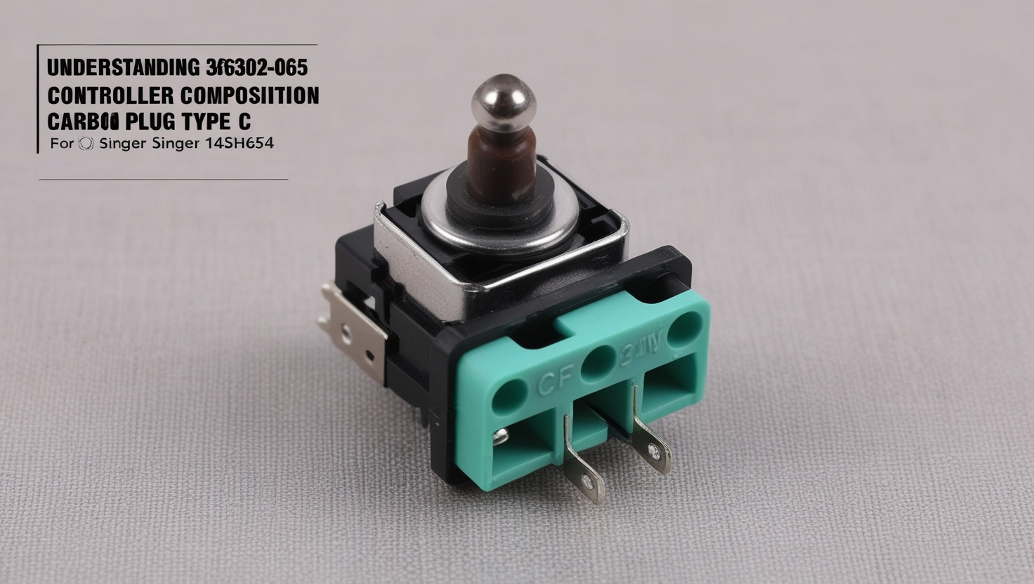 369302-065 Controller Composition Carbon Plug C Type for Singer 14SH654