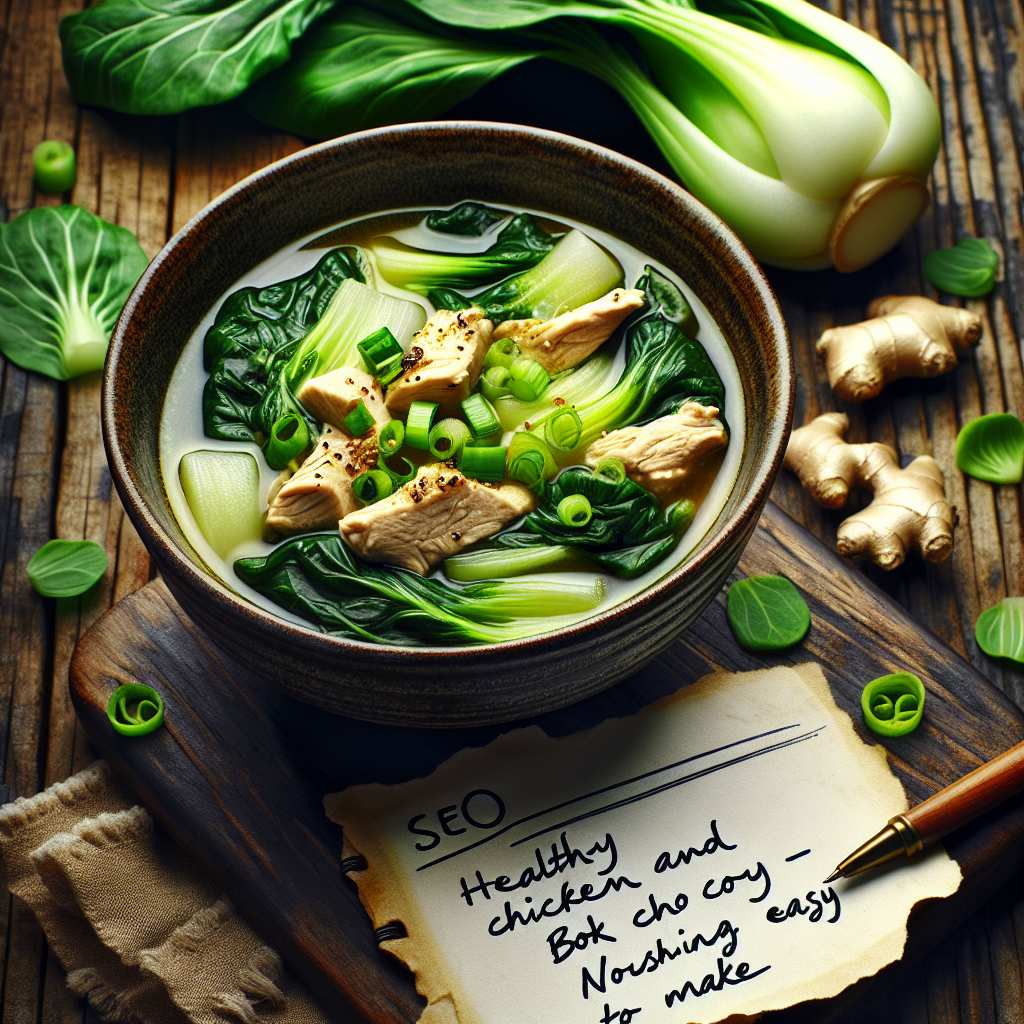 Chicken and Bok Choy Soup Recipe 