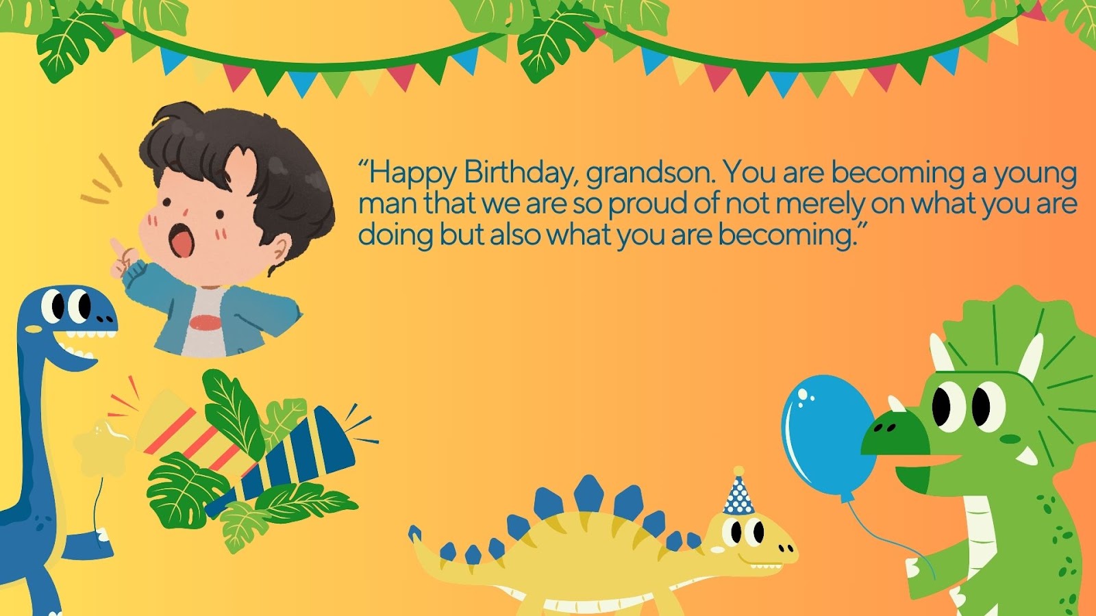 Teenagers stand on the border between childhood and adulthood and your birthday message needs to be just the same way.&nbsp;