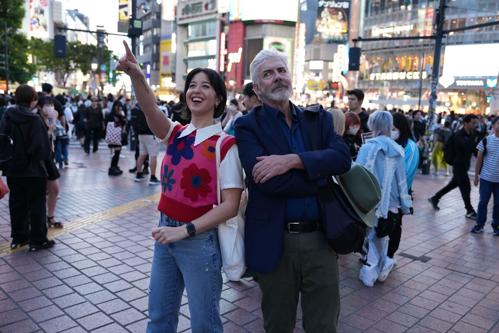 Nina Oyama and Shaun Micallef 