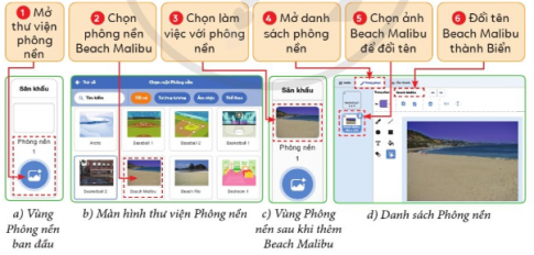 BÀI 3. TẠO CHƯƠNG TRÌNH CÓ PHÔNG NỀN THAY ĐỔI