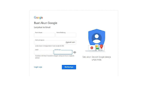 Mengunjungi Halaman Pendaftaran Akun Google