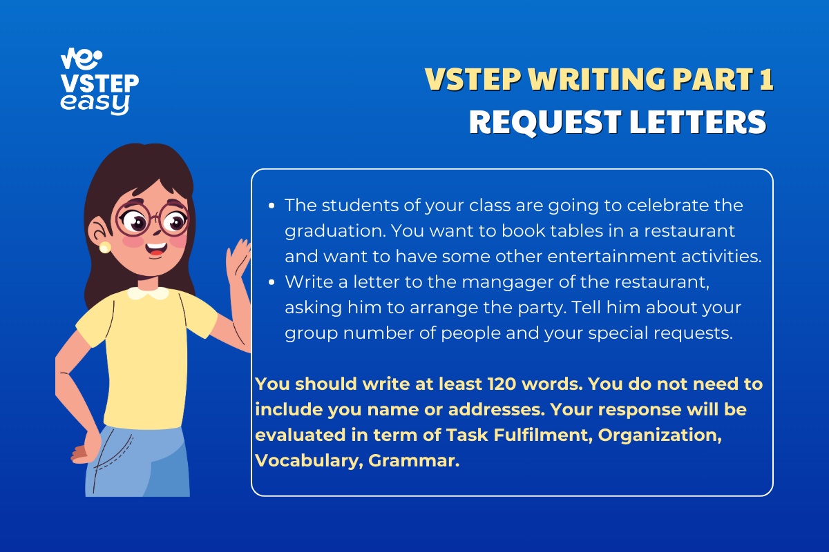 Ví dụ về request letter