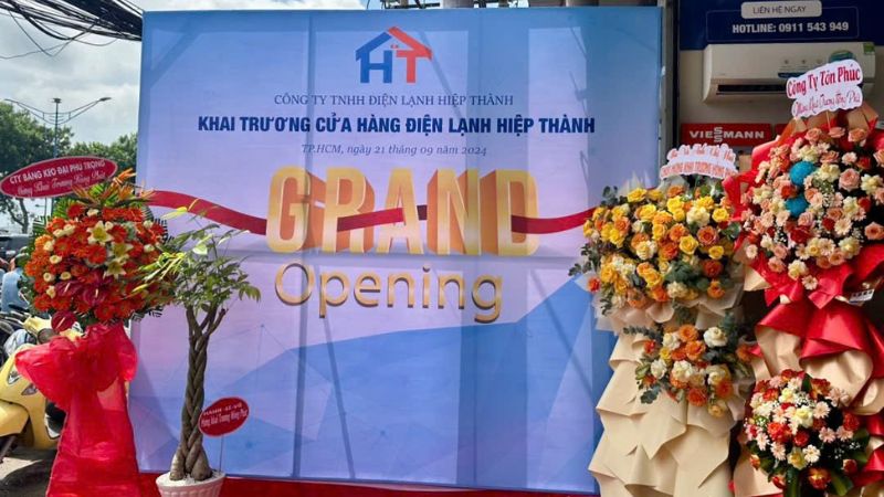 Điện lạnh Hiệp Thành khai trương