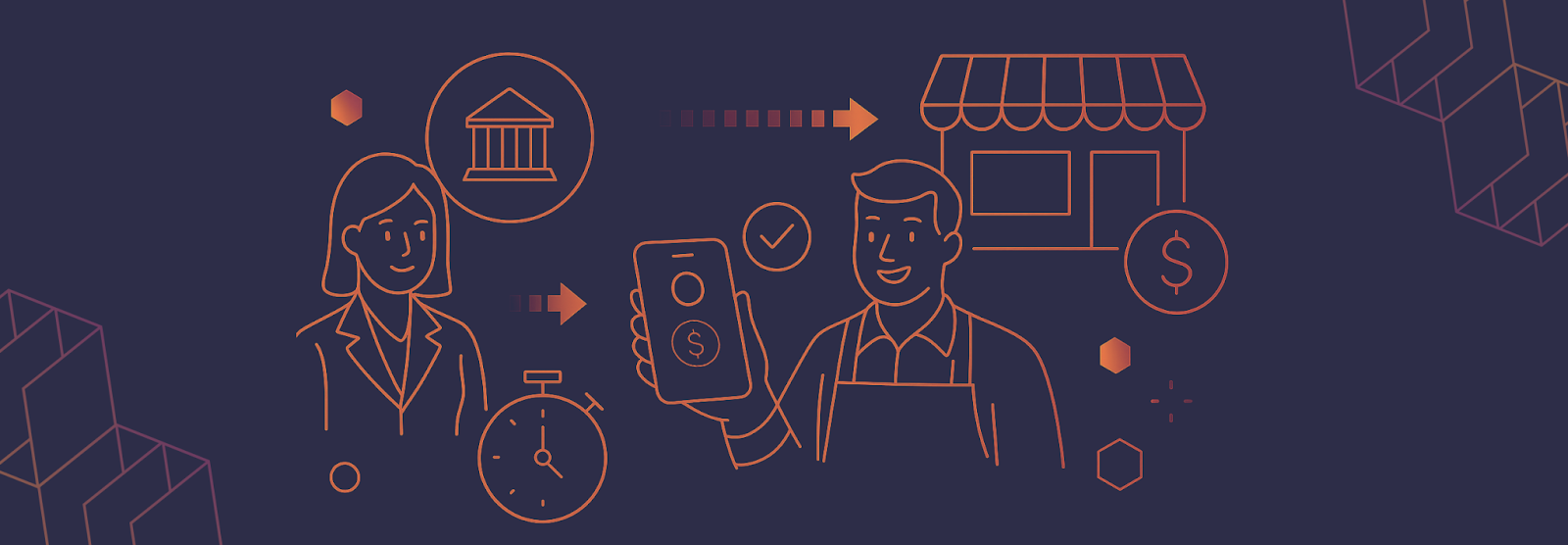 two people looking at the power of digital payments