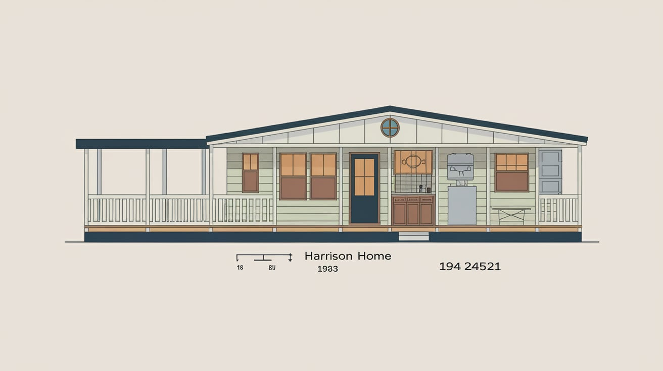 1983 harrison manufactured home 245521 floor plans