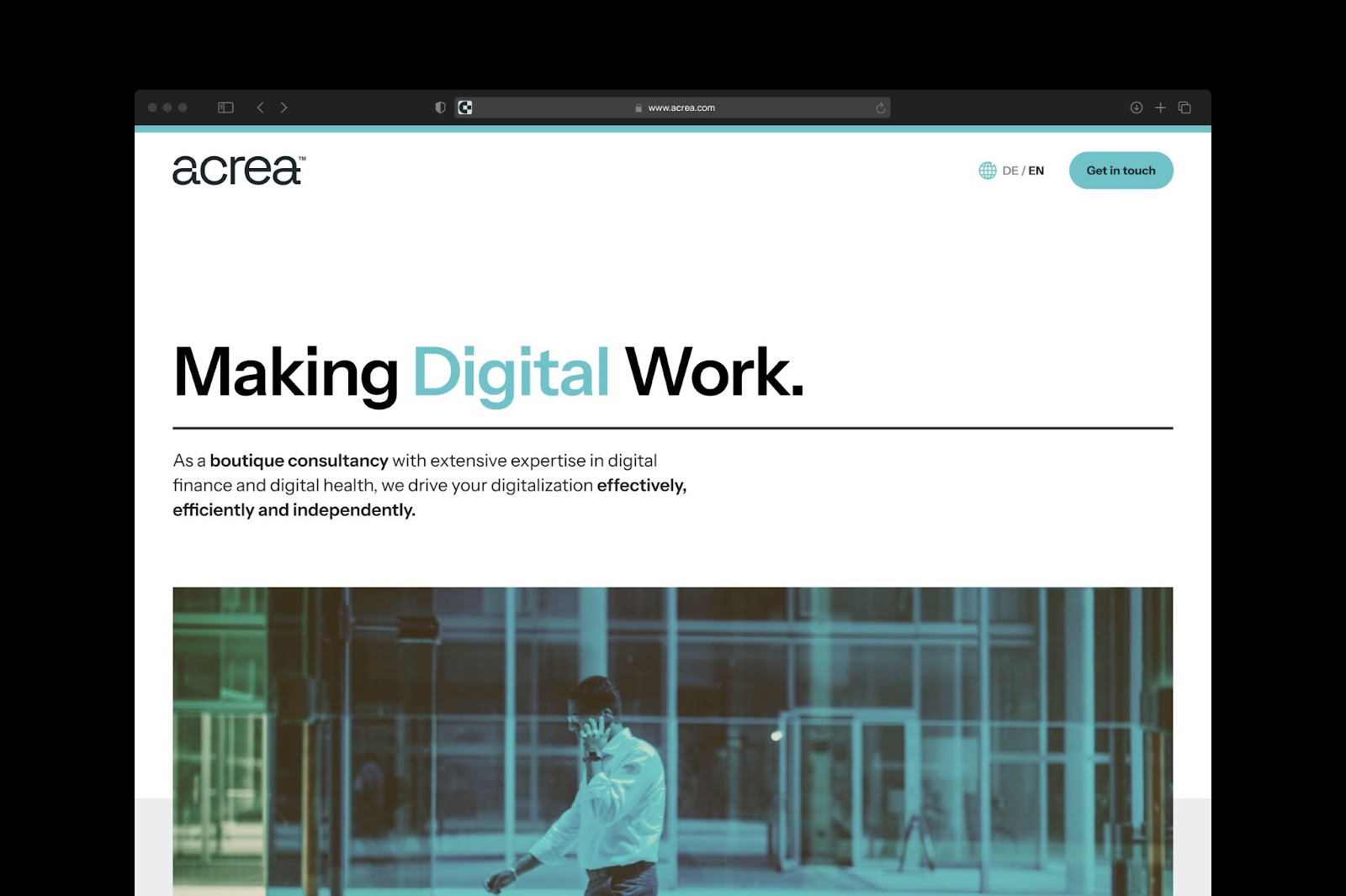 Image from the SCrafting Visual Identity: Acrea's Digital Transformation Journey article on Abduzeedo