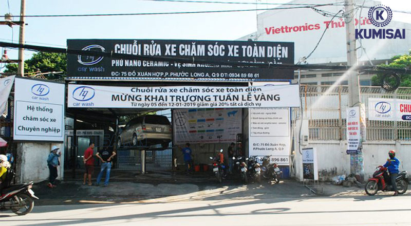 Chuỗi chăm sóc xe toàn diện HG quận 9