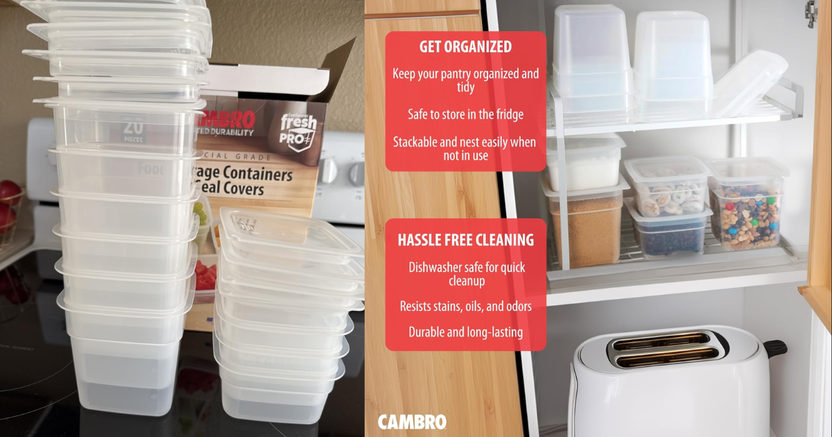 Cambro containers are special food storage boxes
