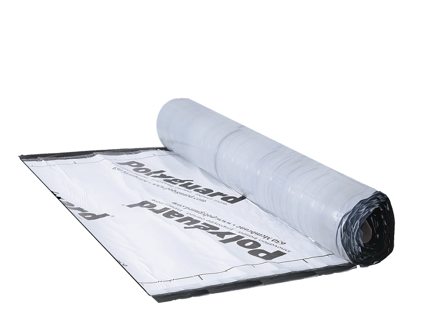 Polyguard 650 Membrane system, designed to protect basement walls from water and vapor infiltration