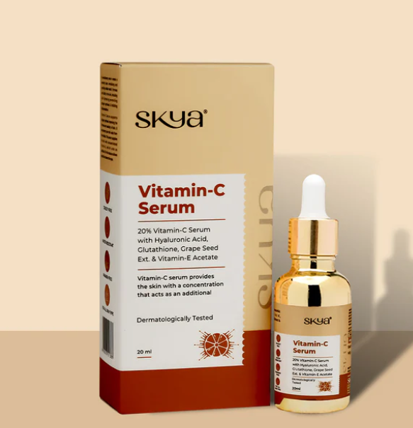 Skya Vitamin C Serum (Vitamin C, Hyaluronic Acid, Vitamin E Extract, Glutathione).