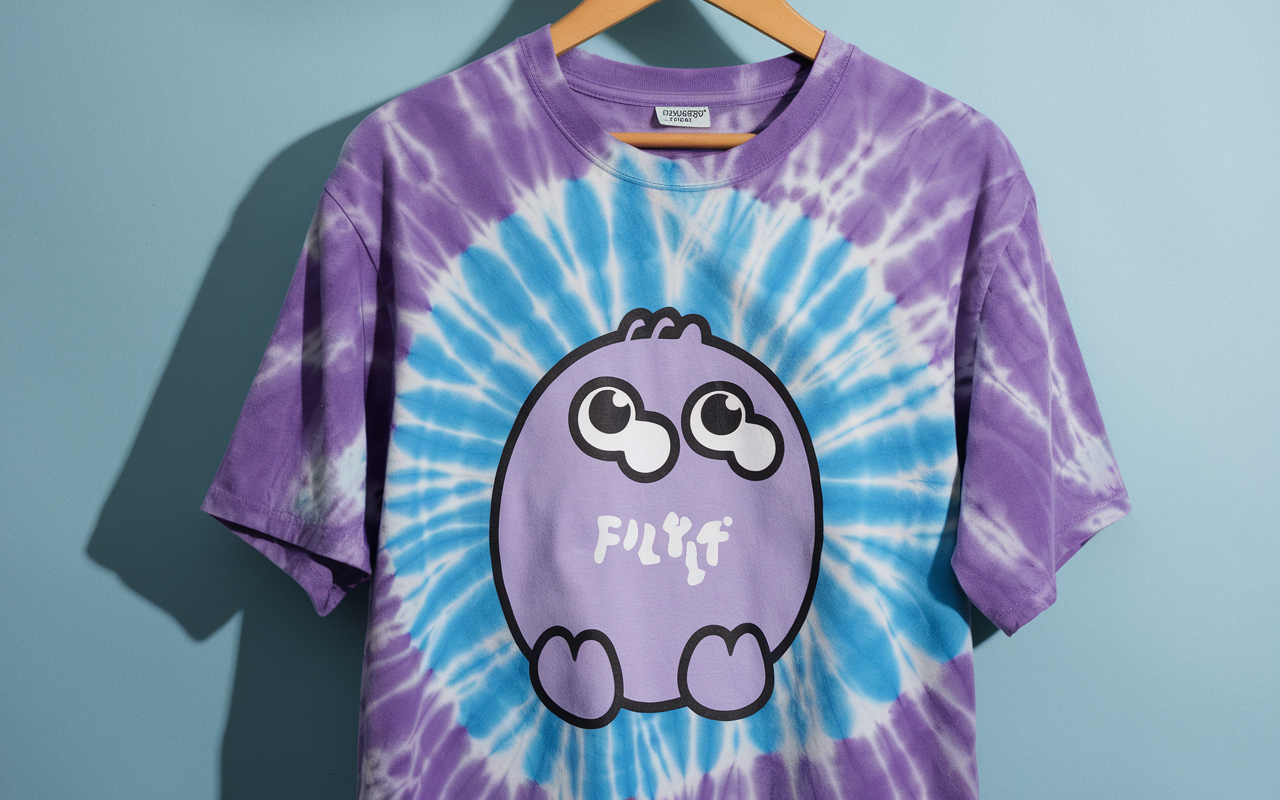 Purple and Blue Tie Dye Fugler