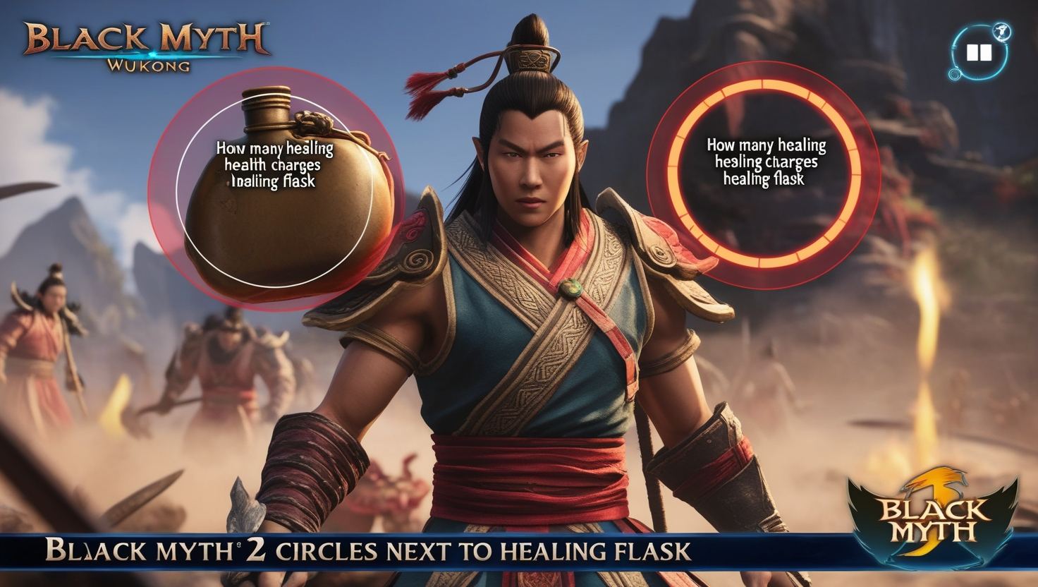 Black Myth 2 Circles Next to Healing Flask