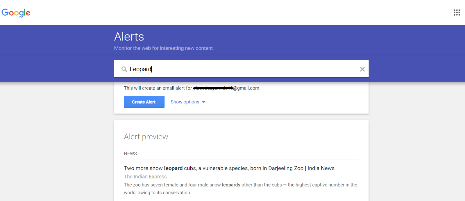 Google alert notifies you anytime someone mentions your website