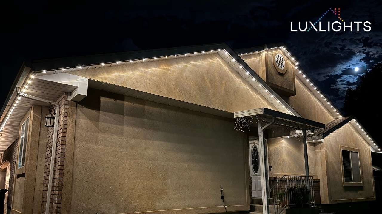 (Single) 1 LED Downward-Facing Permanent Christmas Lights