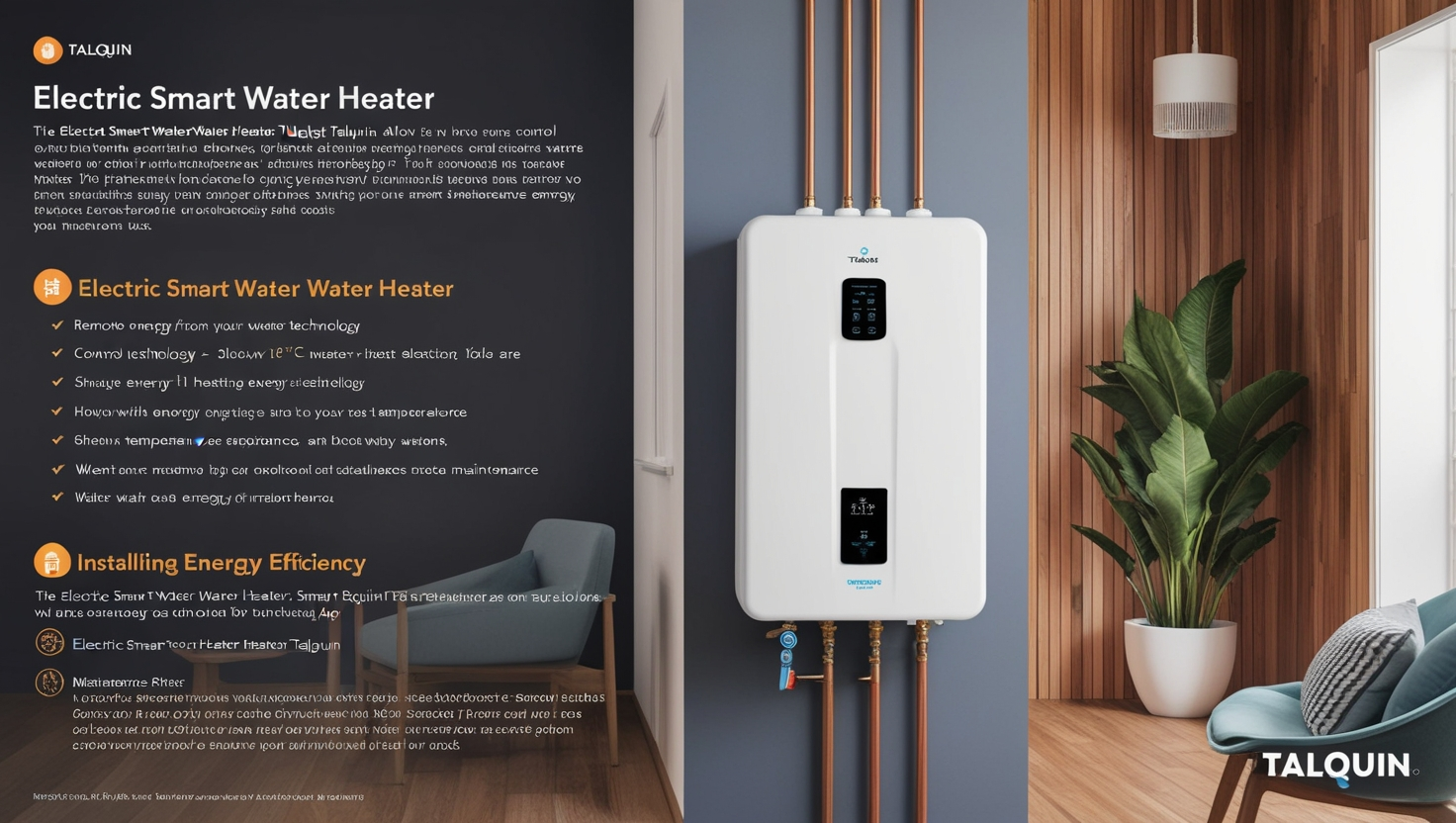 Electric Smart Water Heater Talquin