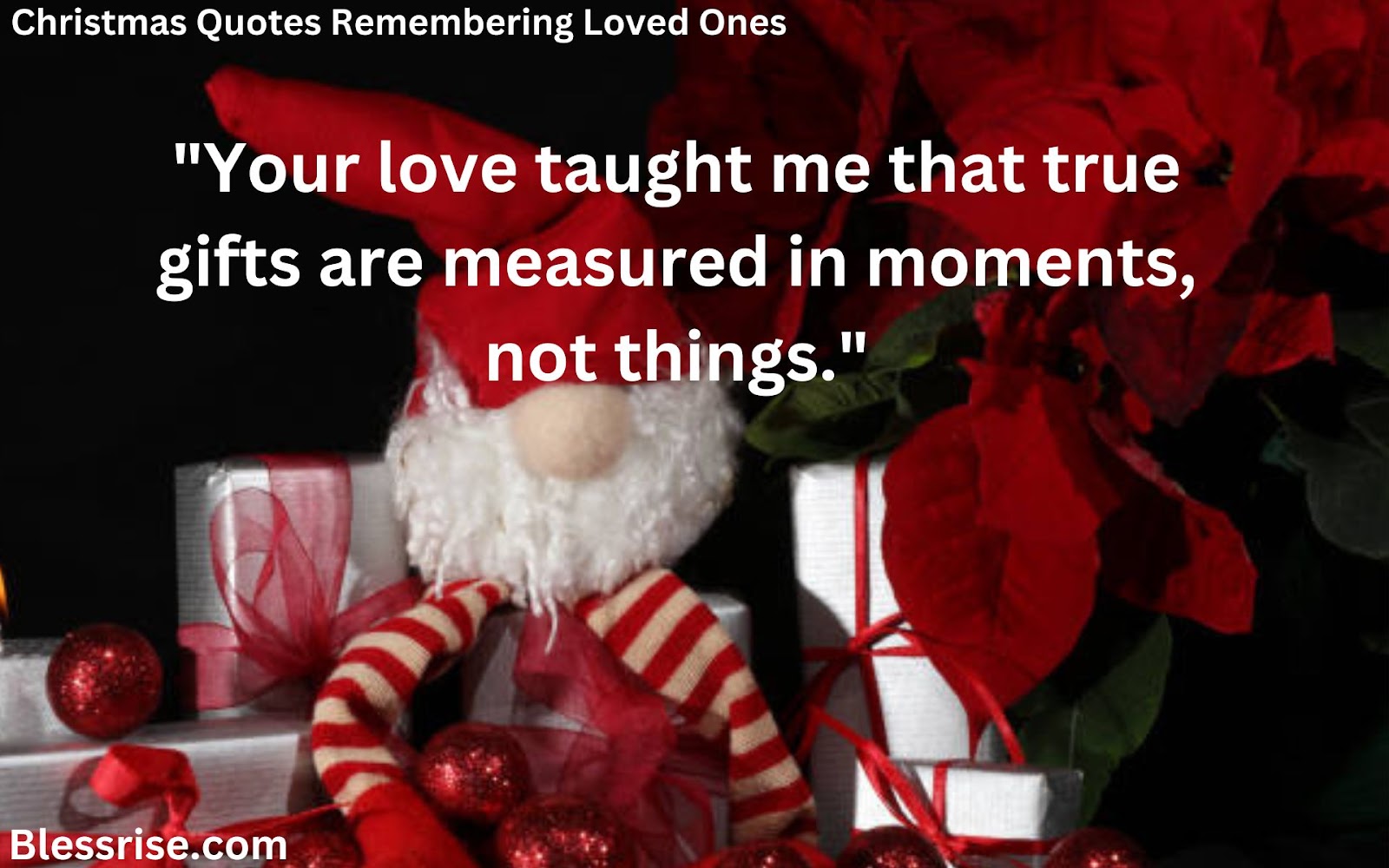 Christmas in memory of loved ones