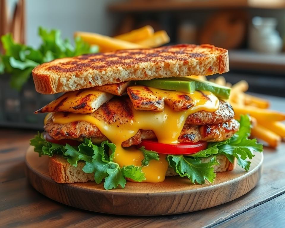 chipotle chicken avocado melt​