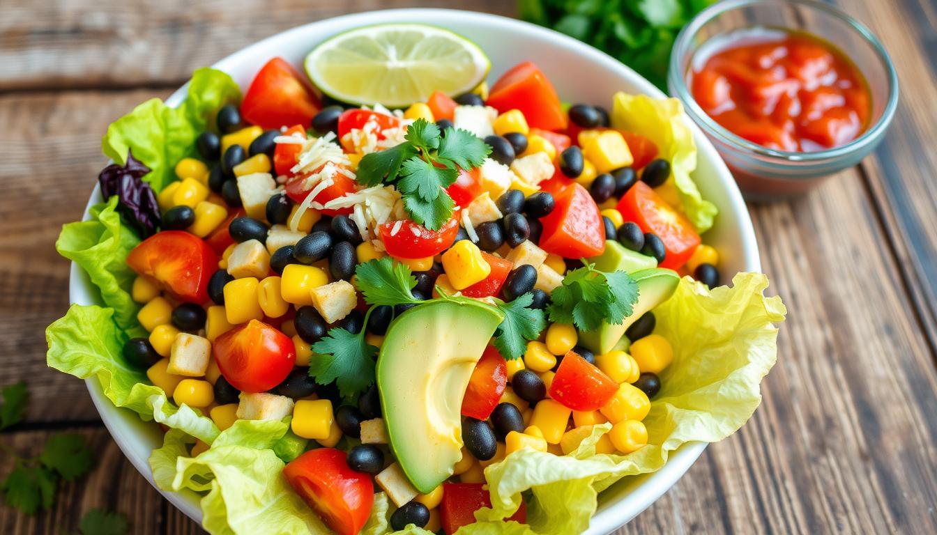 veggie-packed taco salad