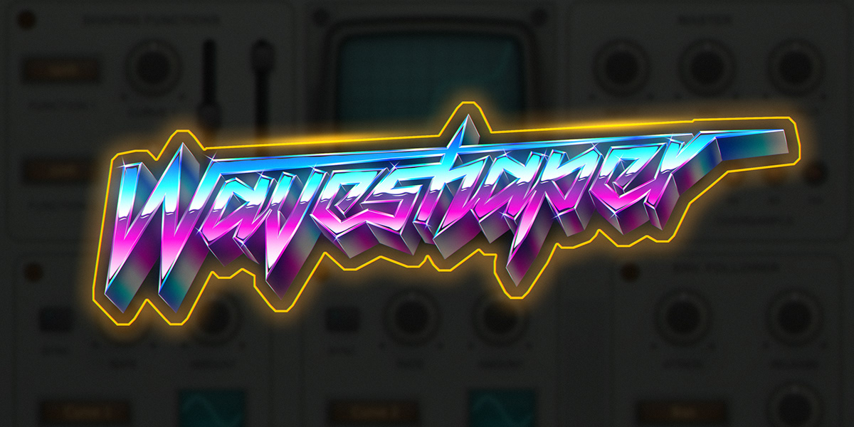 Image from the Synthwave 80s Logo Design Collection: Retro Meets Cyberpunk article on Abduzeedo