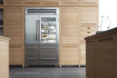top high end appliances for your kitchen remodel sub zero refrigerator flush with cabinets custom built michigan