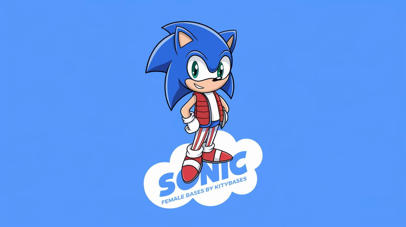 Sonic Female Bases by Kittybases