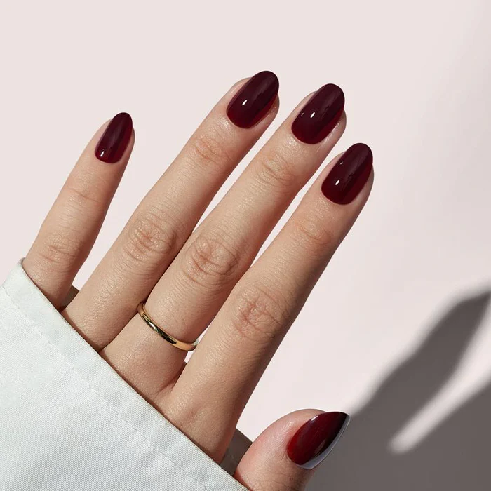 Sophie Turner's Deep Berry