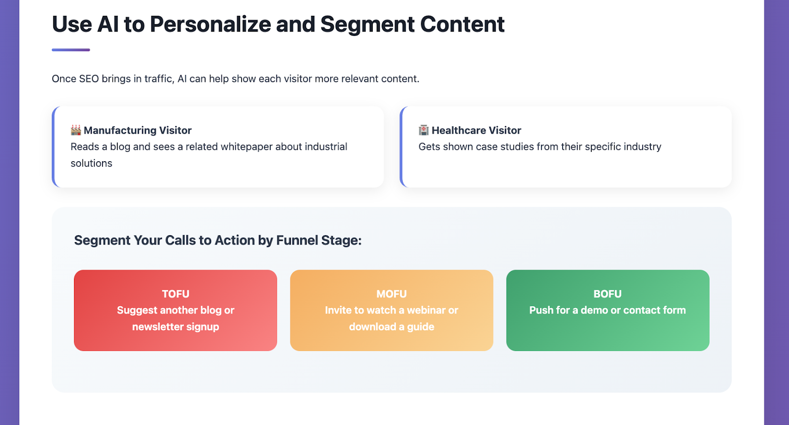 How to use AI to personalize your content and segment it